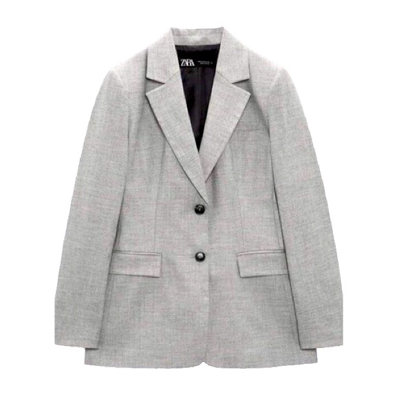 Zara Jackets & Blazers - ZARA Grey blazer Large